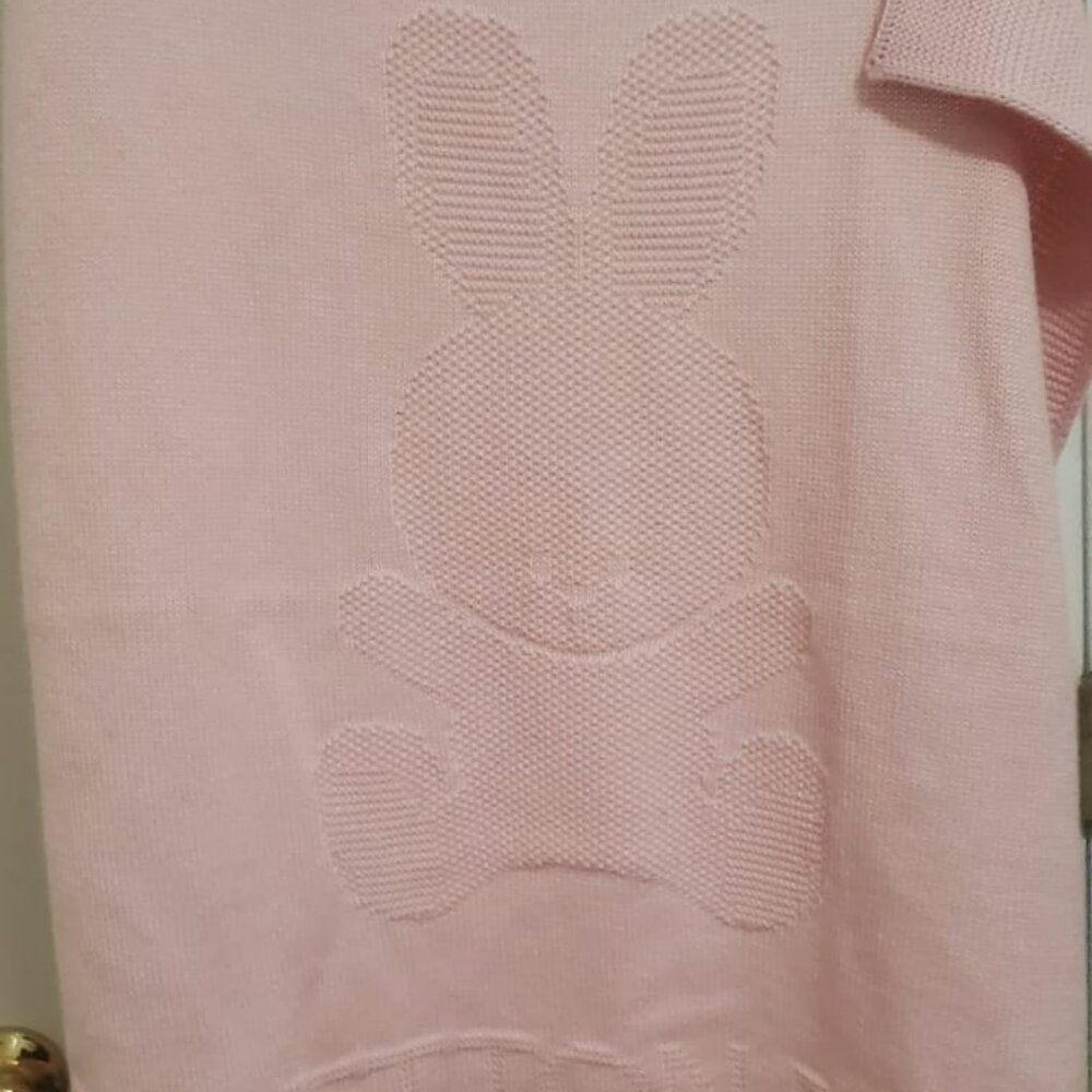 Benetton Knit baby blanket